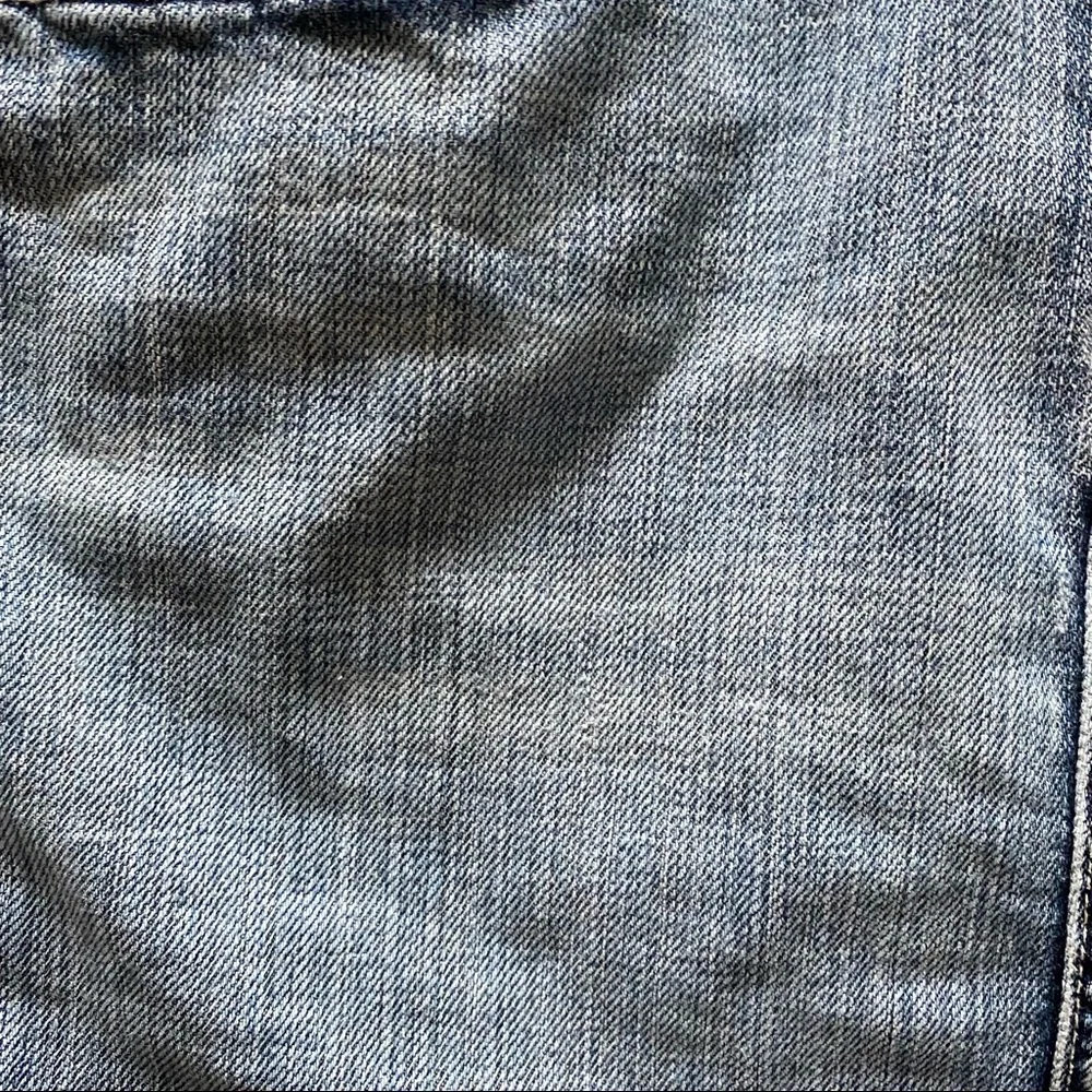 7 For All Mankind denim mini skirt with A pocket - Picture 3 of 6